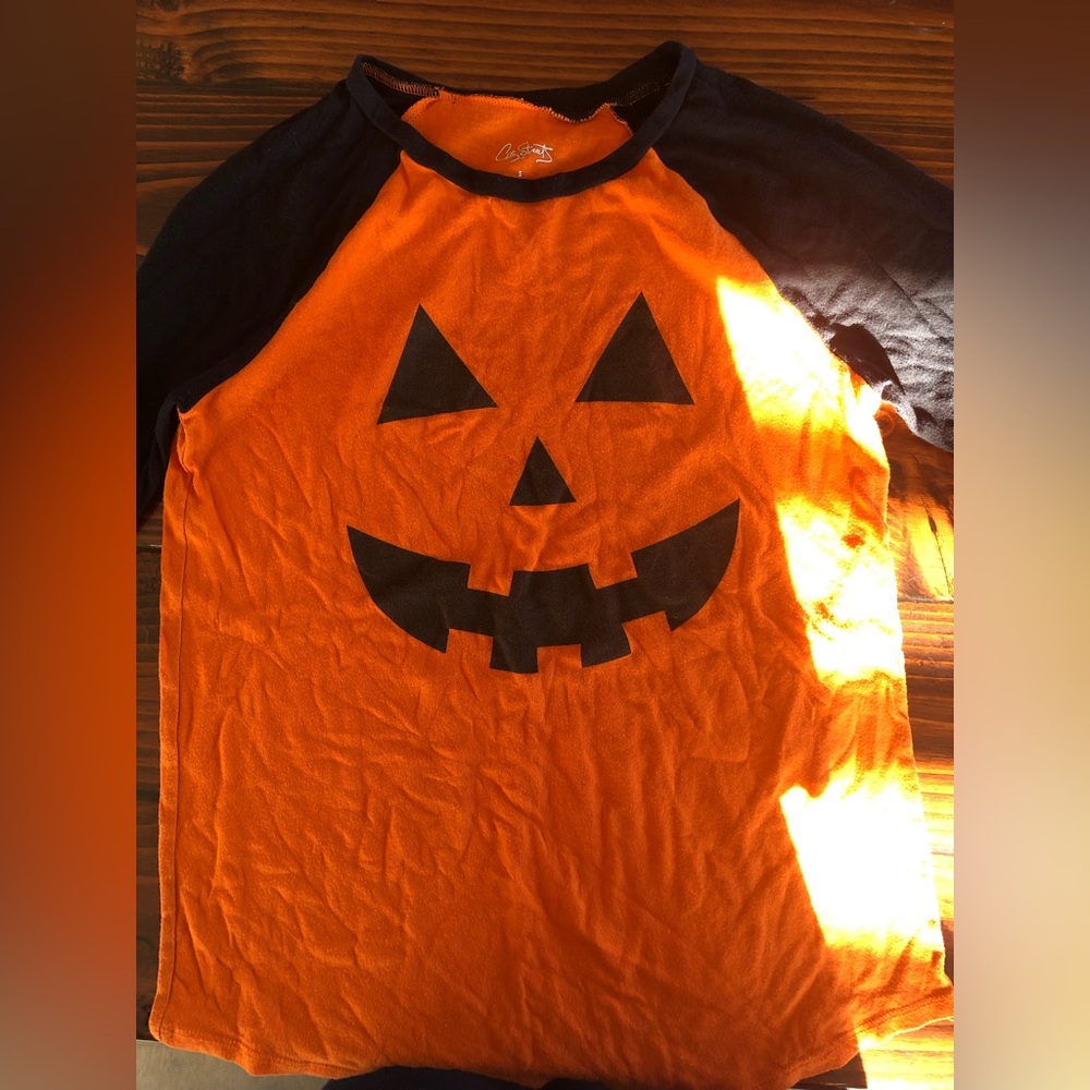 City Streets Small Pumpkin Shirt